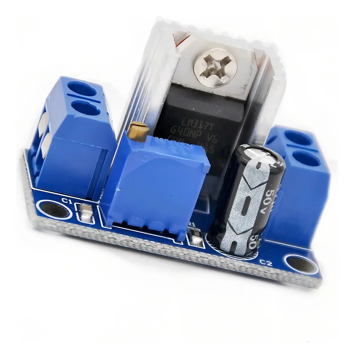 Módulo Regulador De Tensão Linear Ajustável Lm317-t Para 3a