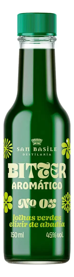 Bitter N°05 Folhas Verdes Elixir De Abadia San Basile 150ml