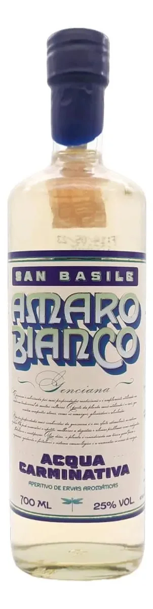 Licor Amaro Bianco San Basile 700ml Aperitivo Ervas Aromáticas