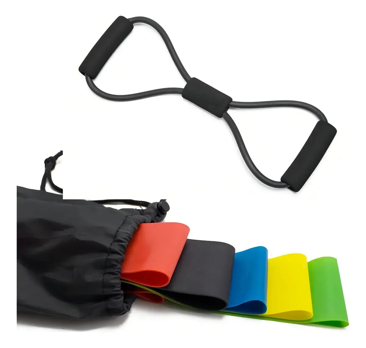 Kit 5 Mini Bands E Elástico Extensor 8
