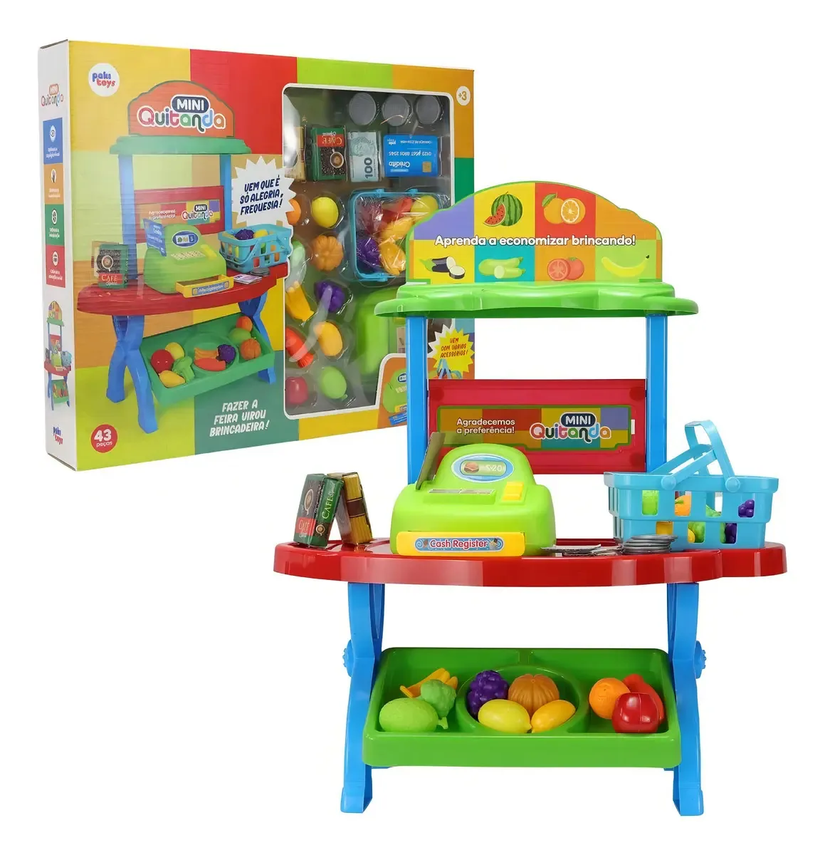 Brinquedo Mini Quitanda Pakitoys