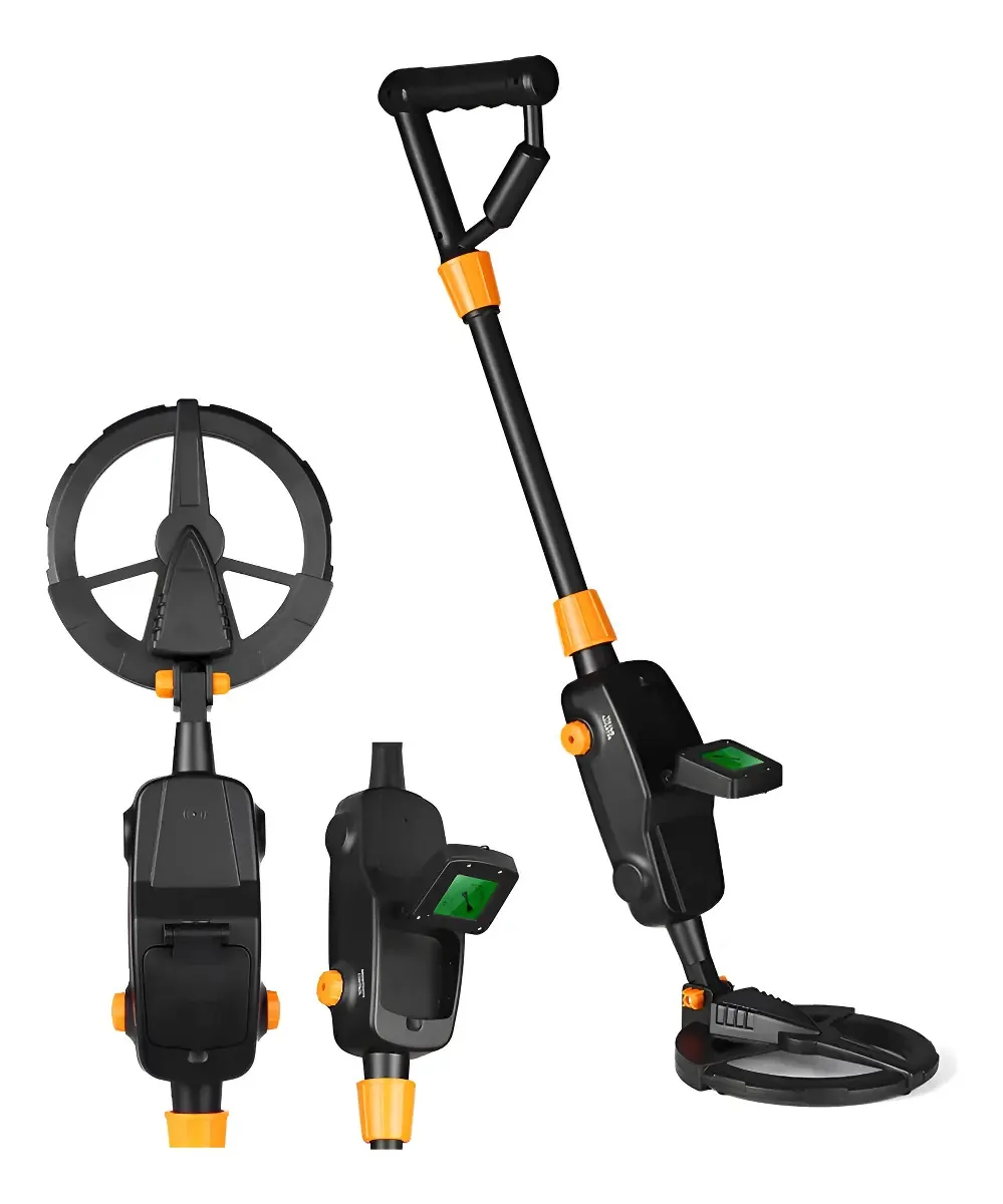 Detector De Metais Localizador Ouro Prata Bronze Altura 71cm