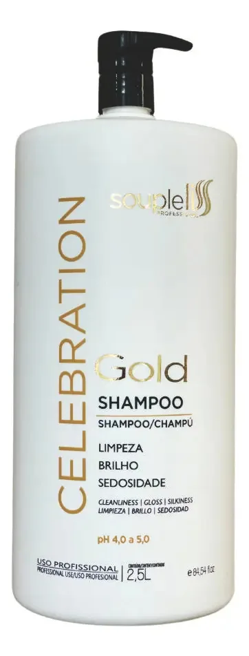 Shampoo Para Lavatório Souple Liss Glamour Gold Celebration