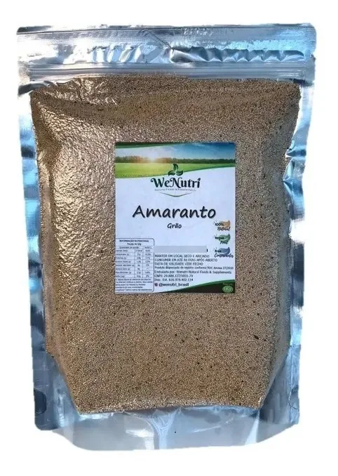 Amaranto Em Grãos Premium 500g Wenutri