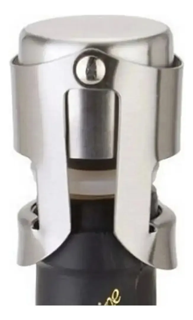 Kit 2 Tampas Rolhas Seladoras P/ Garrafa De Vinho Espumante