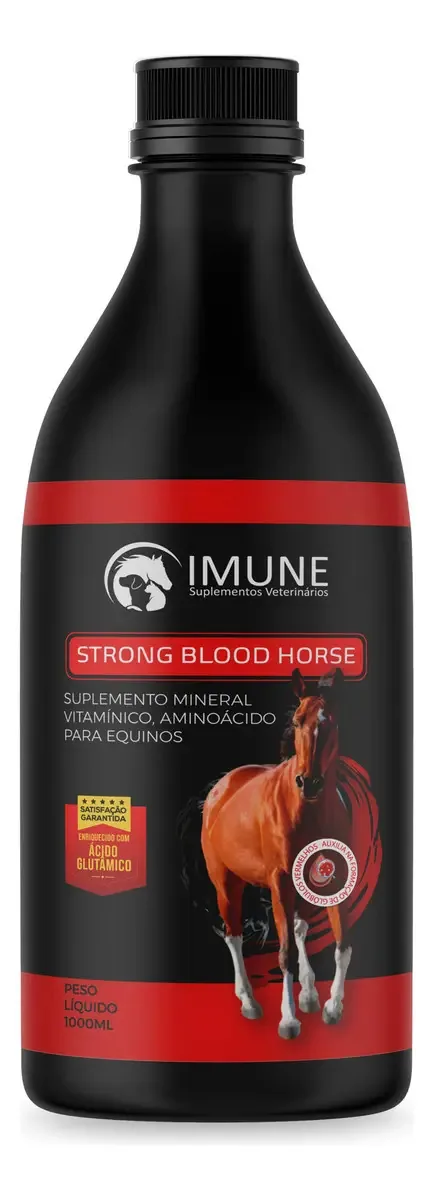 Strong Blood Horse 1 Litro - Cavalos - Polivitamínico
