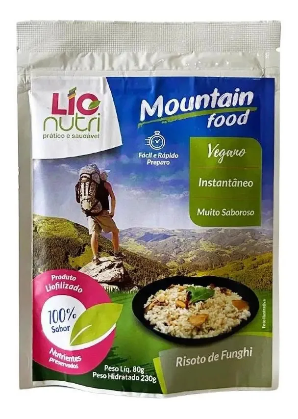Comida Liofilizada Risoto De Funghi Mountain Food