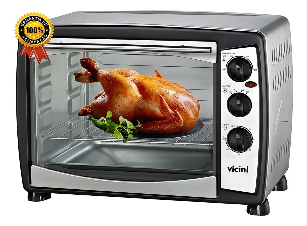 Forno Elétrico Bancada 38 Litros Timer Multifunção