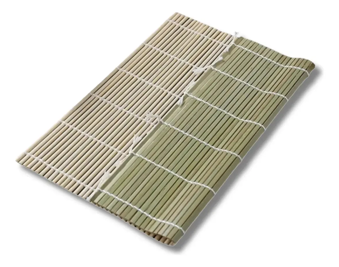 Esteira Para Sushi Bambu 27x27cm Sushi Mat Sudare