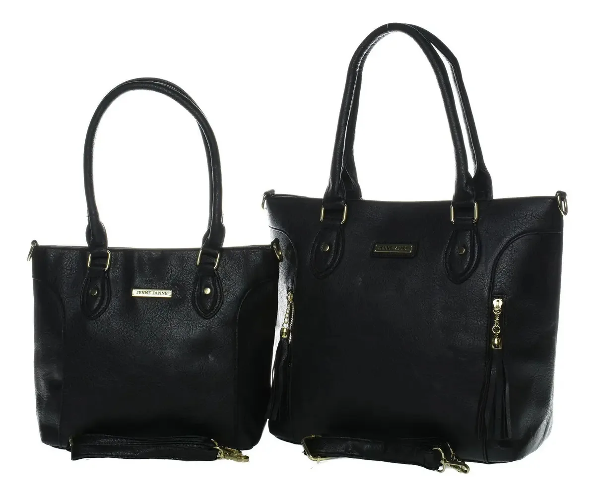 Kit Duas Bolsas Salta Cor Preta