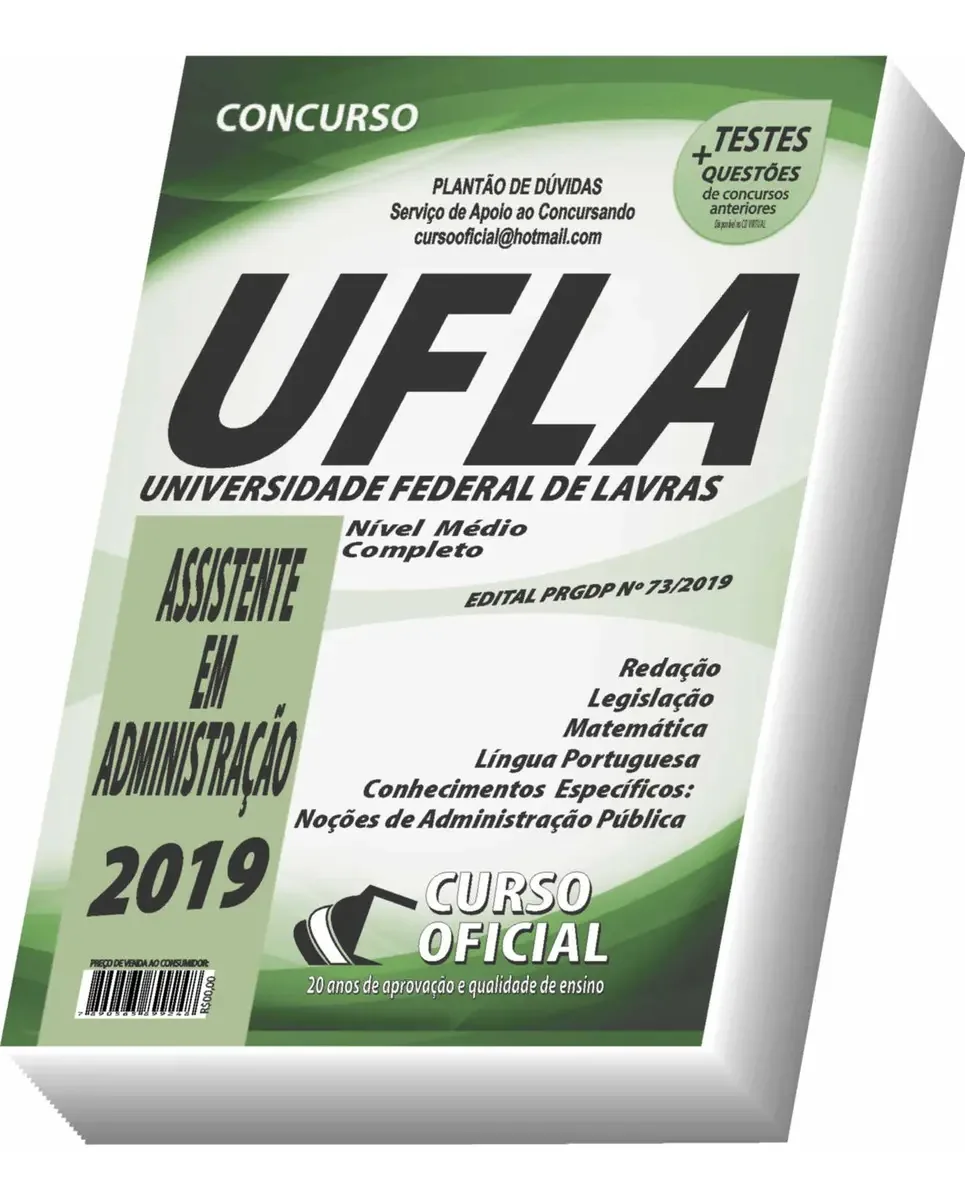 Apostila Ufla - Assistente Em Administração