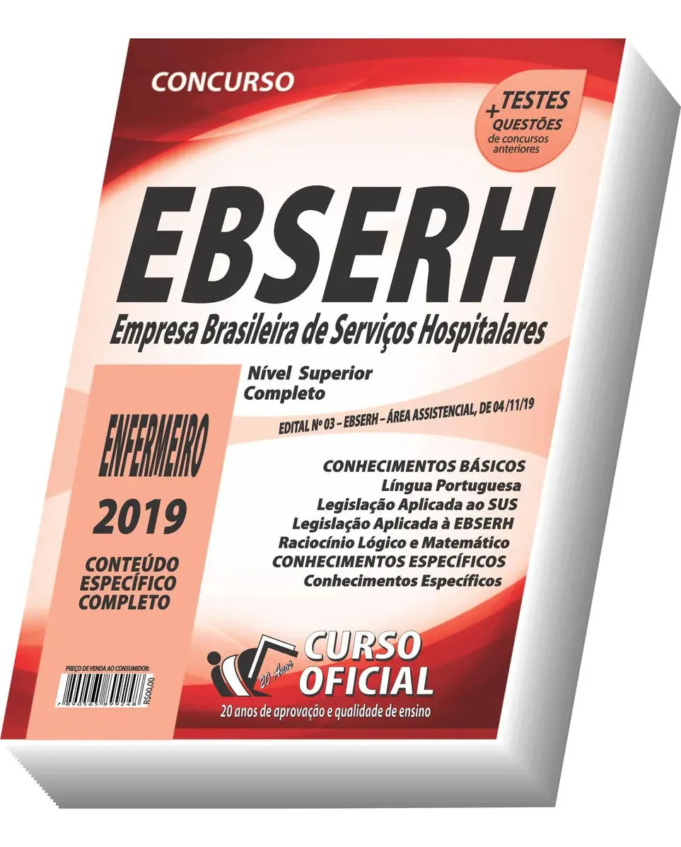 Apostila Ebserh 2019 - Enfermeiro