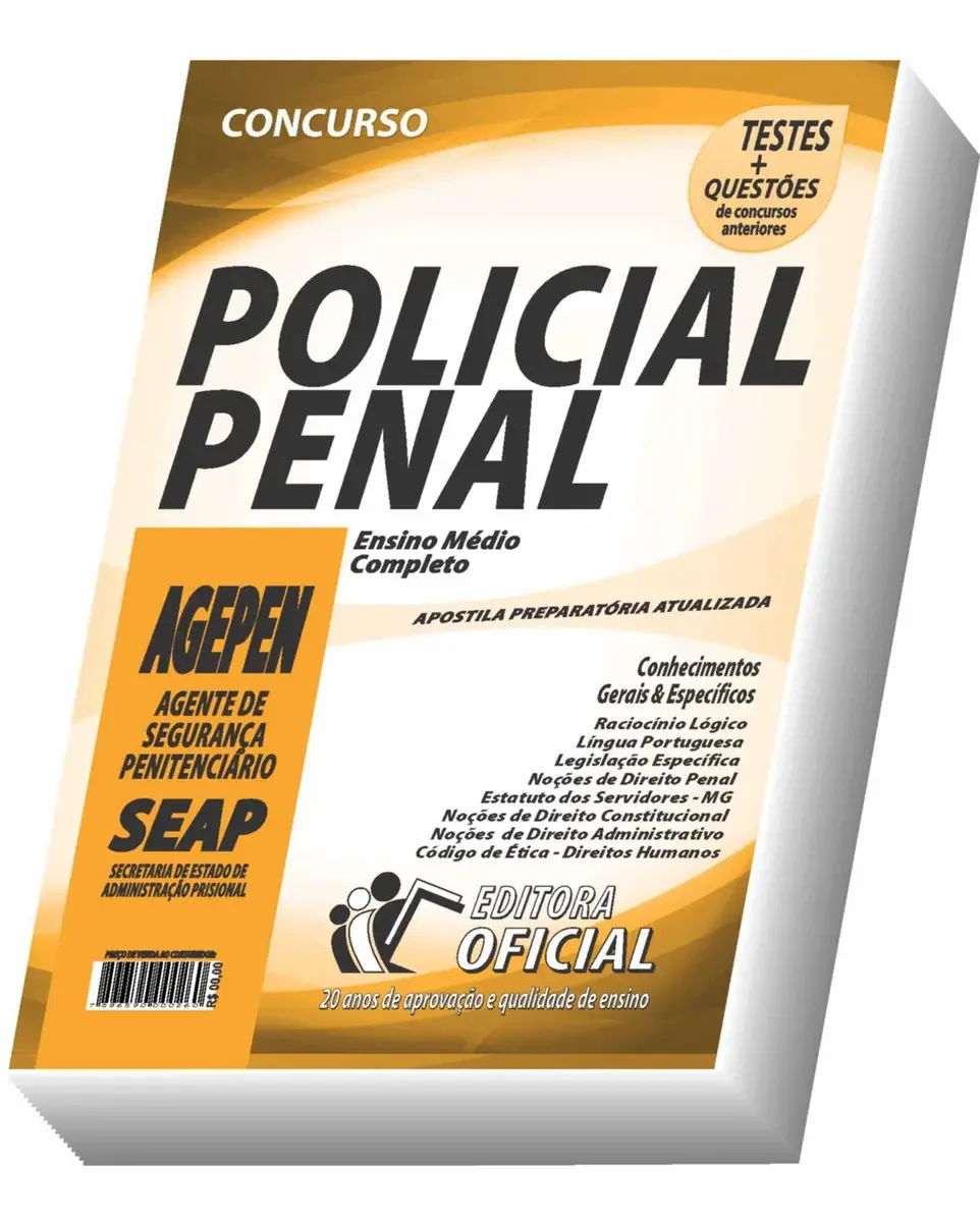 Apostila Agepen Mg - Policial Penal