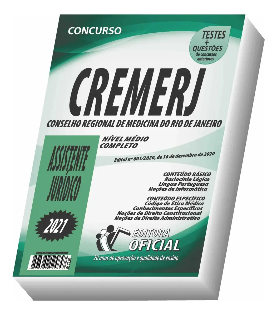 Apostila Cremerj - Assistente Jurídico