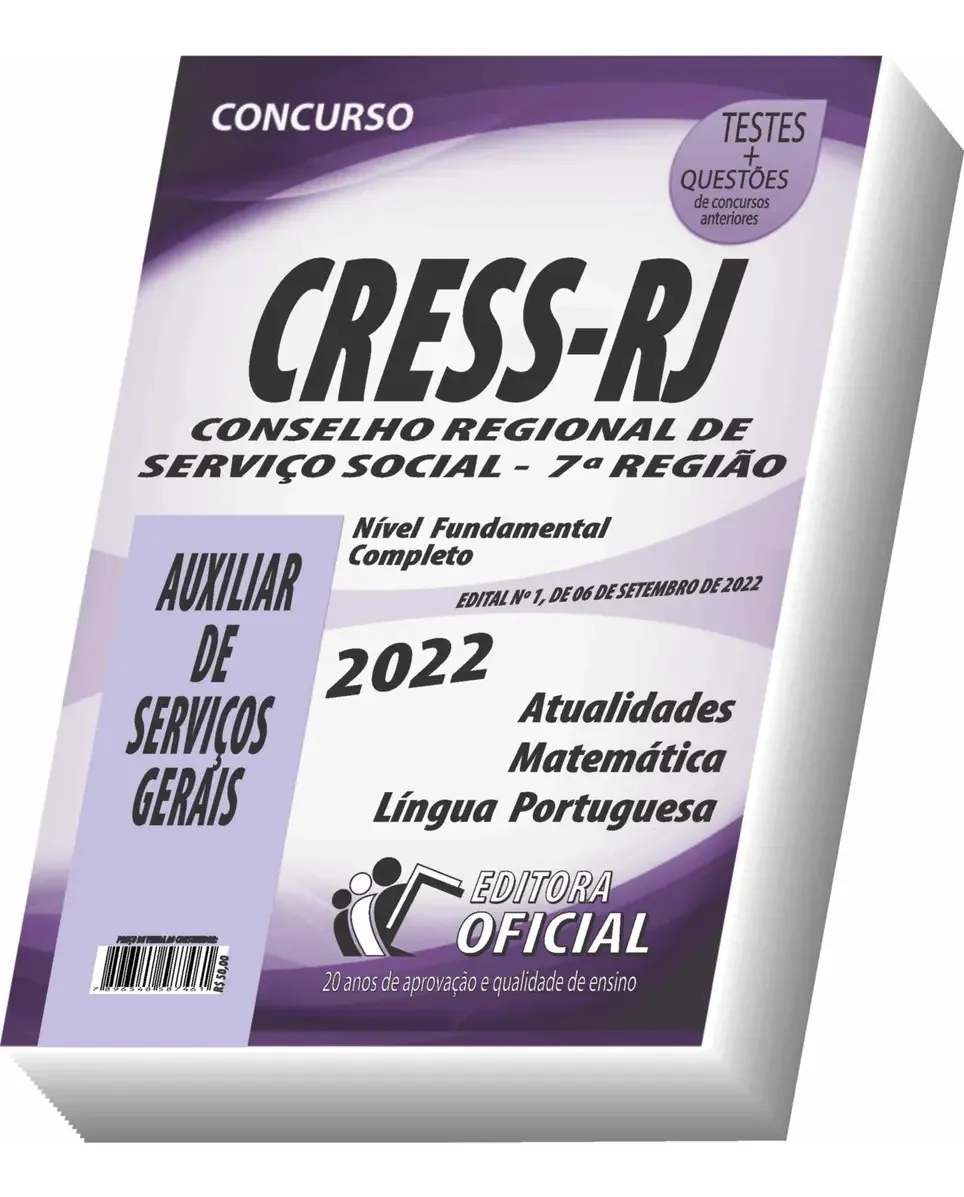 Apostila Cress-rj - Auxiliar De Serviços Gerais