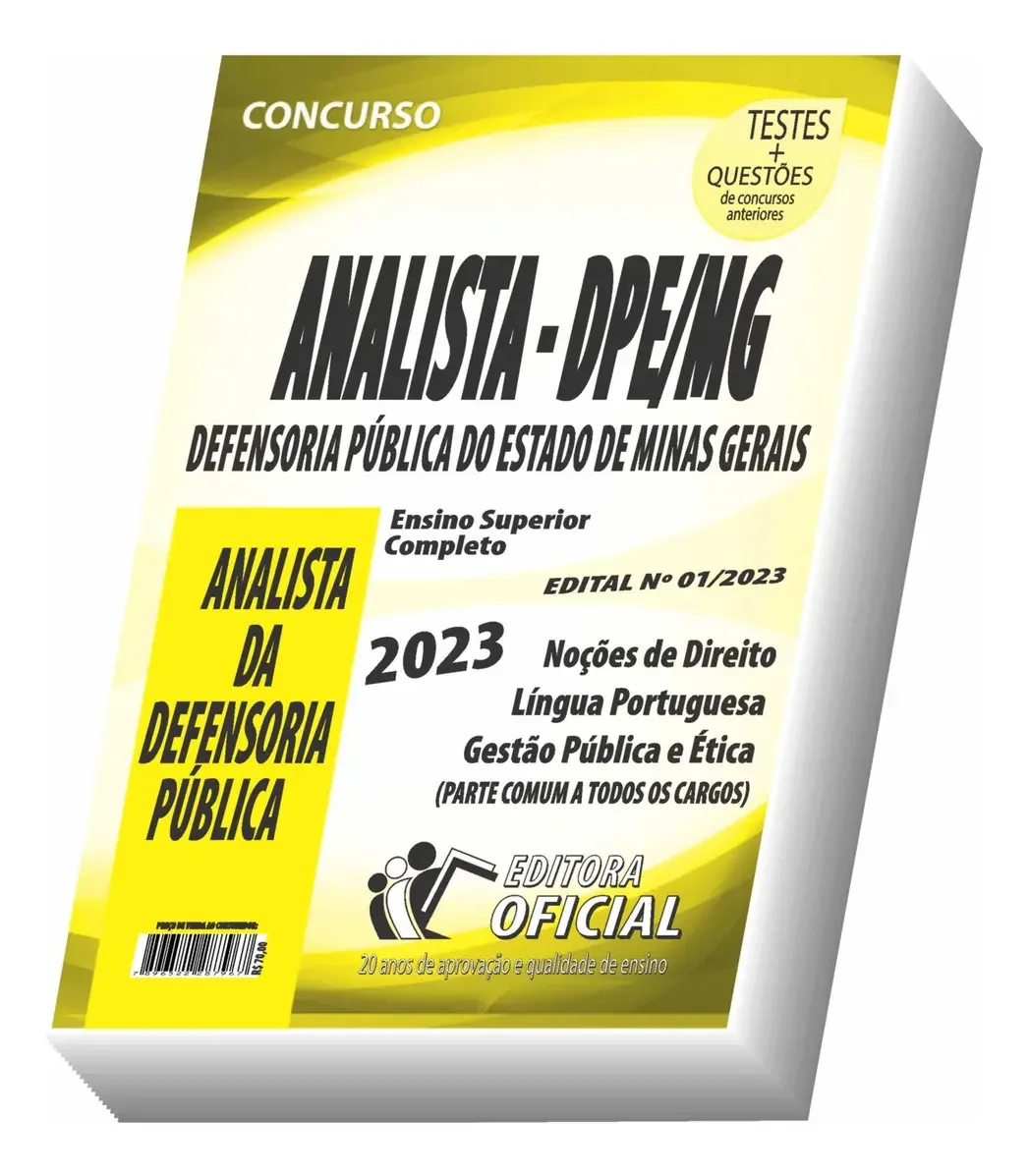 Apostila Dpe - Mg - Analista Da Defensoria Pública