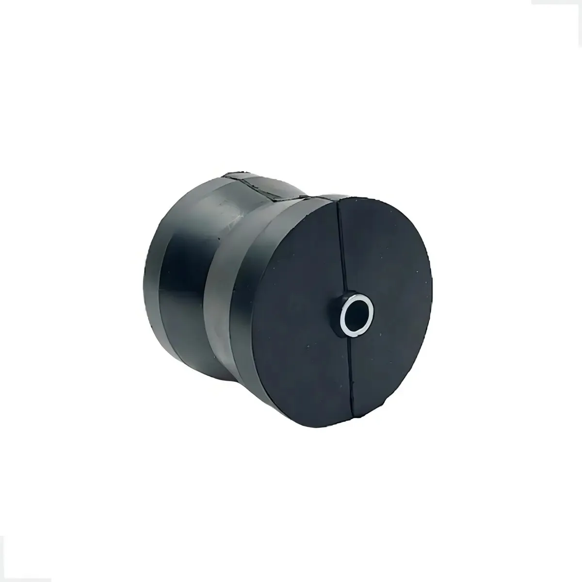 Rolete de Borracha Preto 70mm para Carreta Náutica Barcos Lanchas Jet Ski