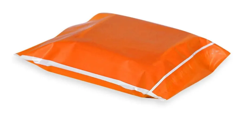 Envelope Plástico Correios Segurança Laranja 32x40 250u