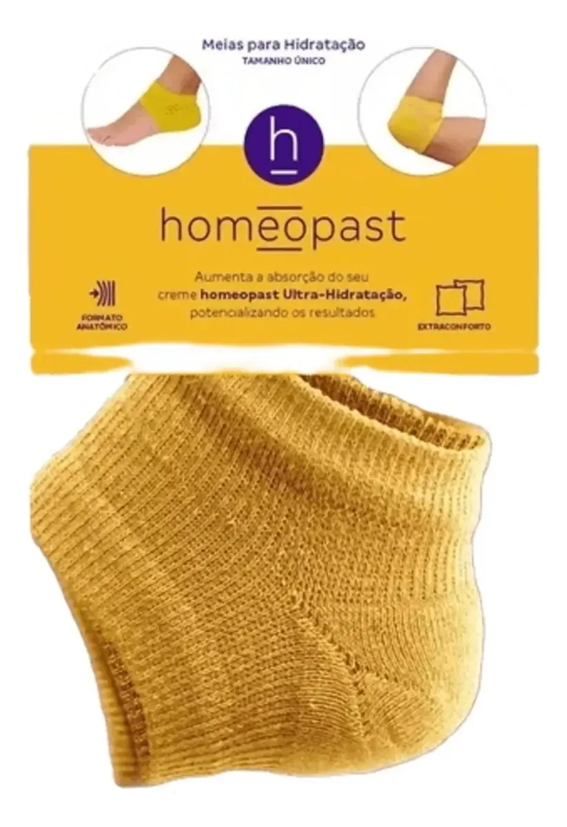 Homeofeet Amarela Hidrata O Calcanhar E Cotovelos + Par