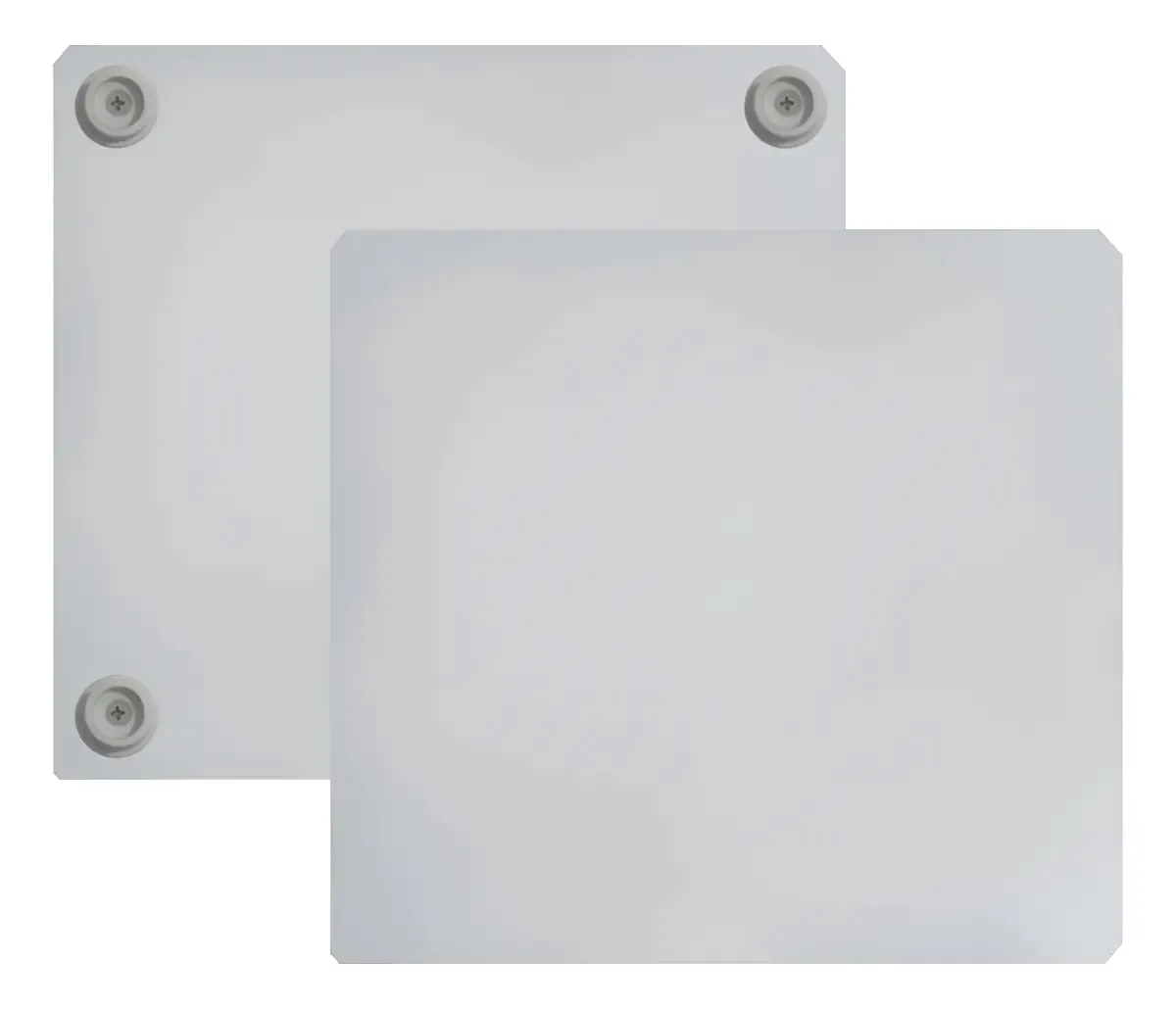 Tabuleiro Quadrado 50cm MDF Branco Tabuleiros Uno para Bolos