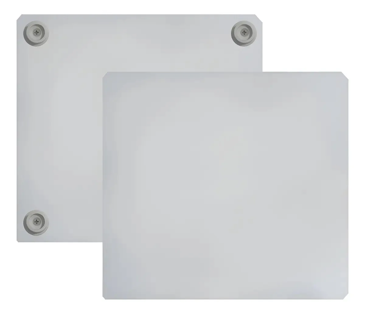 Kit 6 Tabuleiros Quadrados MDF Branco Com pé Para Doces E Bolos 30kg