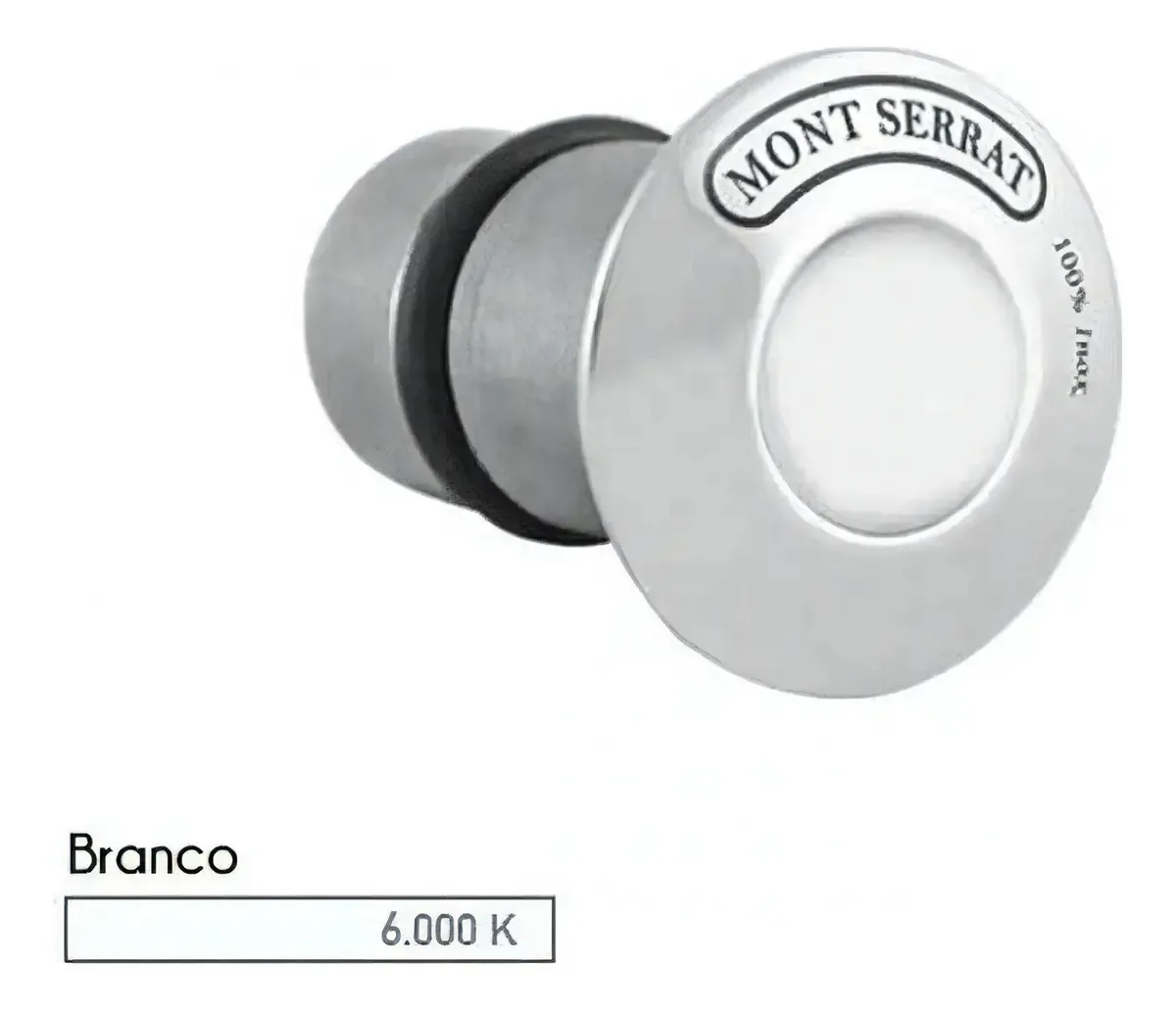Balizador Redondo Encaixe 32mm Alvenaria 6.000k