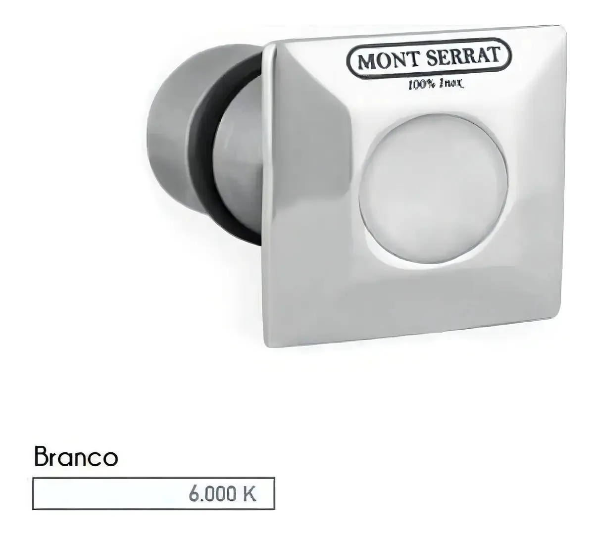 Balizador Quadrado Encaixe 32mm Alvenaria 6.000k