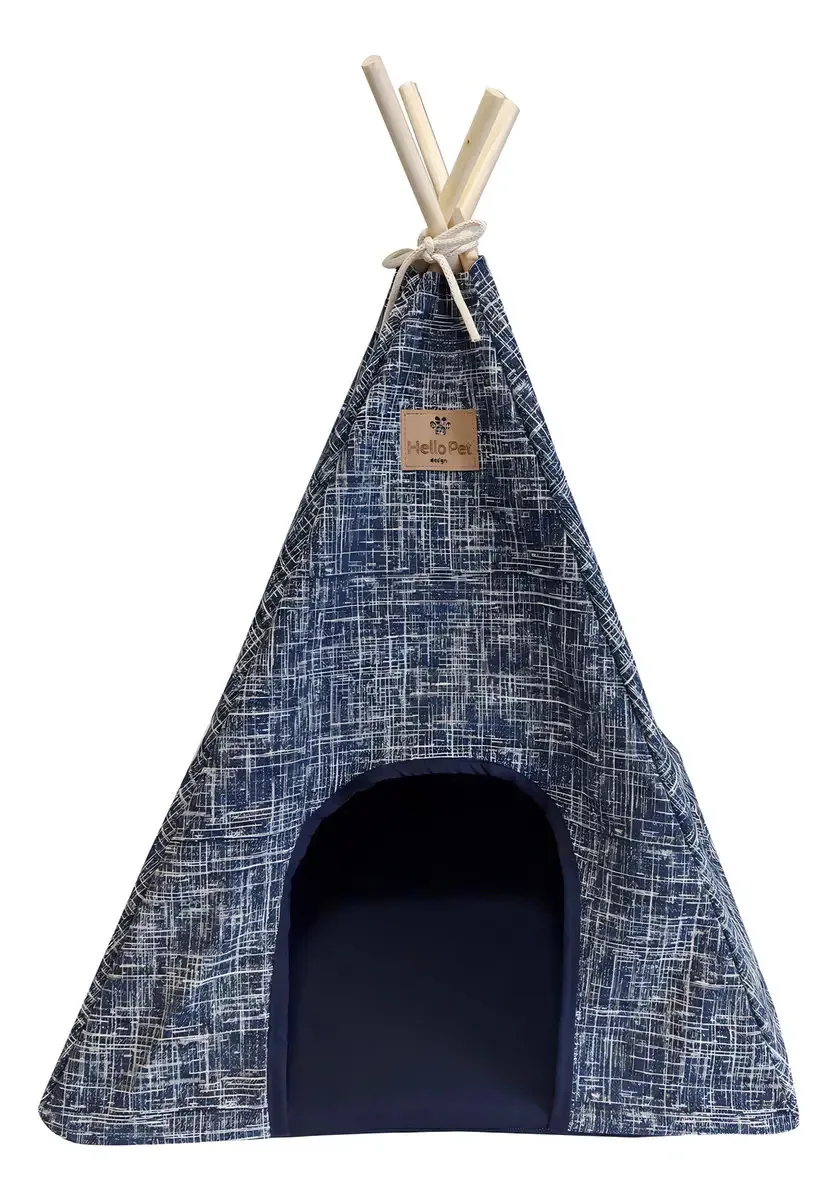 Cabaninha Gales Azul Para Cachorro E Gato