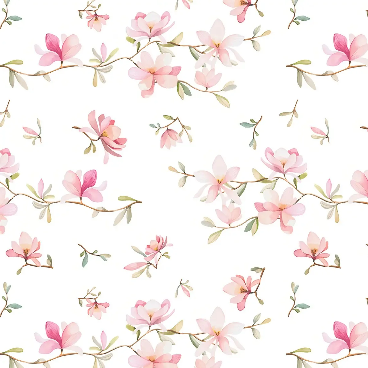 Adesivo Papel Parede Decorativo - Flores Floral Quarto Sala