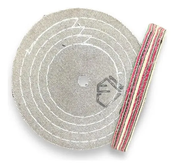 Roda Lona - Polimento Abrasivo Ferro Aço 125mm Cm Polimento