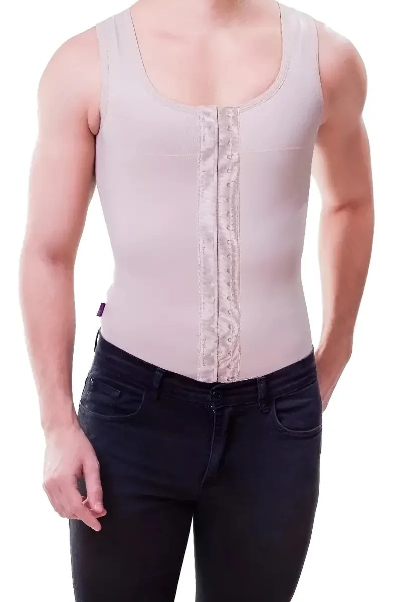 Regata Modeladora Masculina Cor Bege Tamanho M