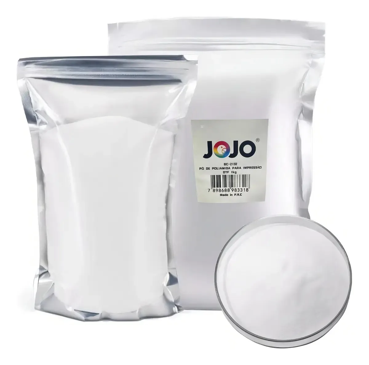 Pó De Poliamida 1kg Jojo - Pó Para Impressão Dtf Sublimação