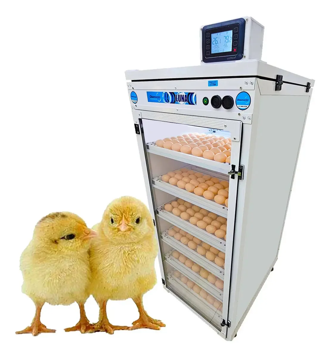 Chocadeira Automática Digital 480 Ovos Controle Umidade Luna