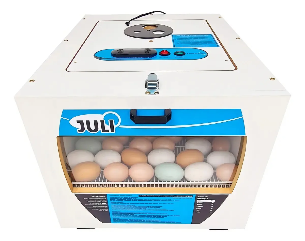 Chocadeira Automática Juli 70 Com Ovoscópio - Chocmaster.