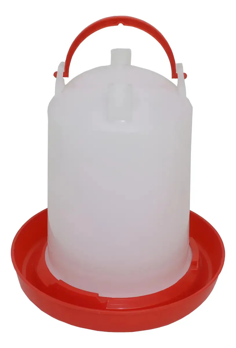 Bebedouro De Plástico Para Aves - 3 Litros Cor Branco