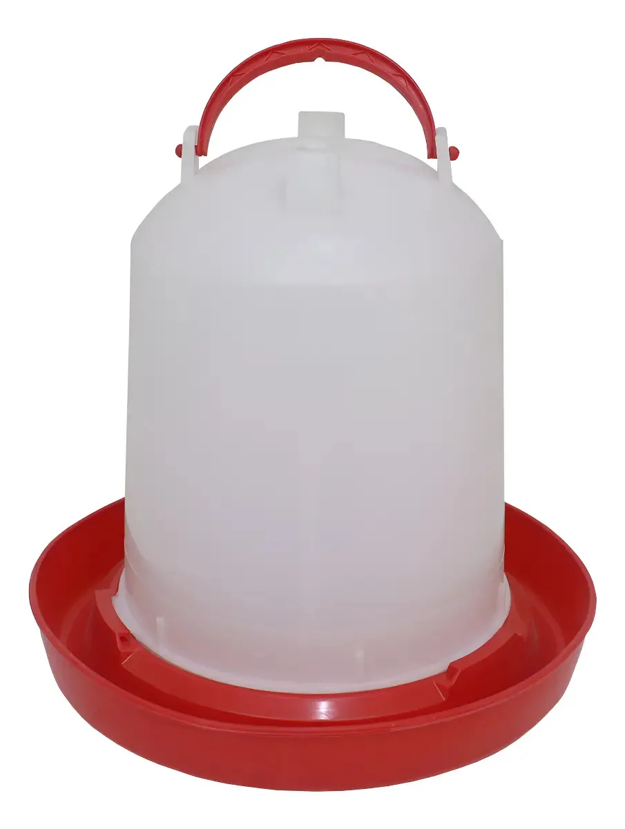 Bebedouro De Plástico Para Aves - 6 Litros Cor Branco