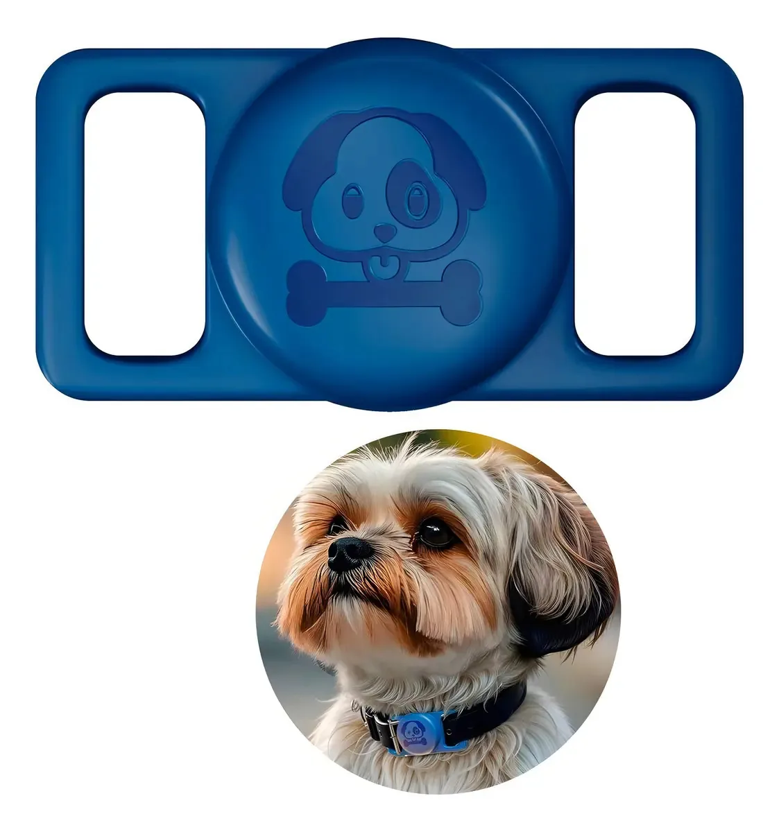 Suporte De Coleira Faaftech Faaftag Airtag Localização Pets