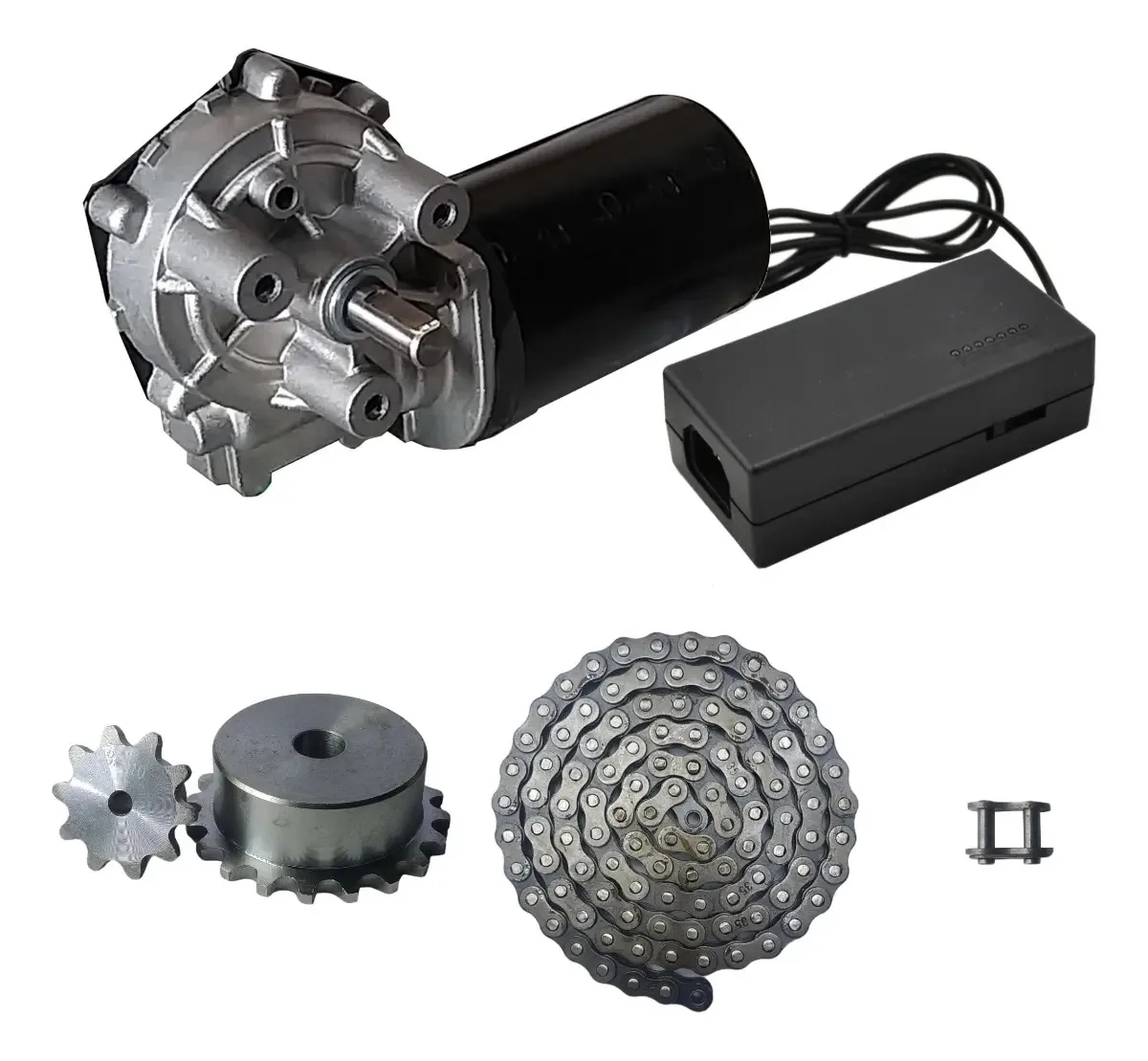 Kit Motor Regulável Churrasqueira 20kg Carne Kit Engrenagens