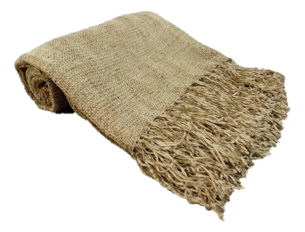 Manta Para Sofá Caramelo Em Chenille