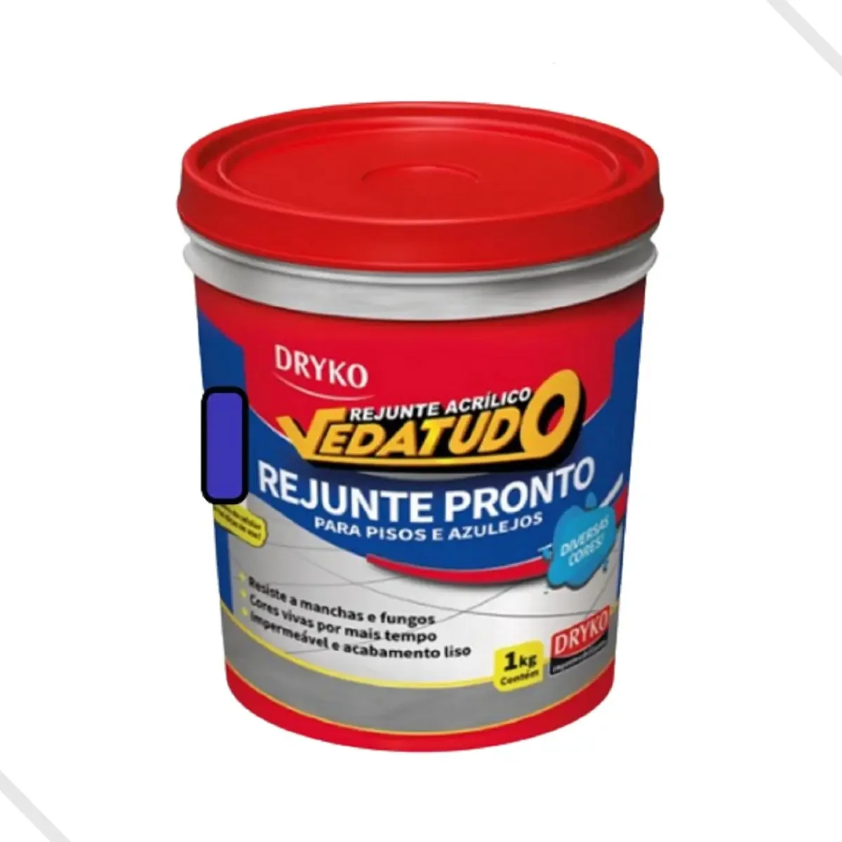 Rejunte para construção Dryko VEDATUDO x 1kg cor branco