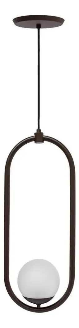 Pendente Globo Dome Ocre Fosco