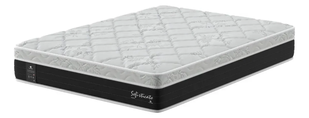 Colchão Casal Sofisticato 1,38x1,88x0,28 Cinza Ehwt