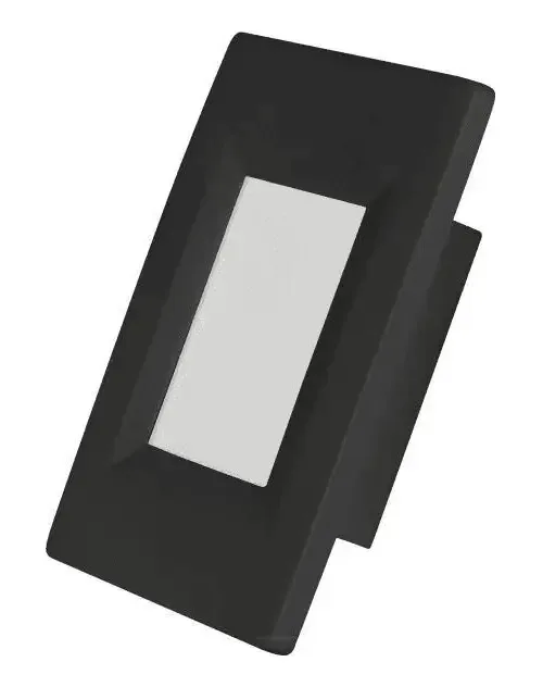 Balizador Para Embutir Led Amarelo 2w Preto-mb Led