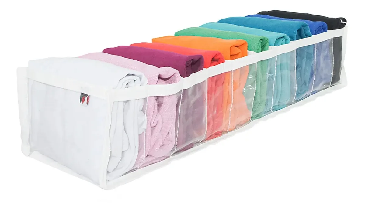 Colmeia Organizadora Transparente Para Moletons 10 Nichos