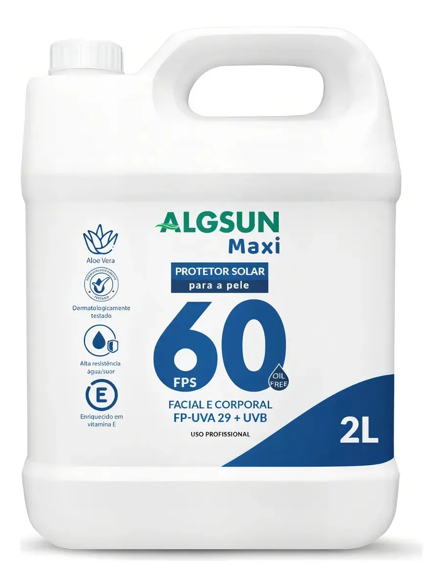 Protetor Solar Algsun Maxi Fps 60 - 2l