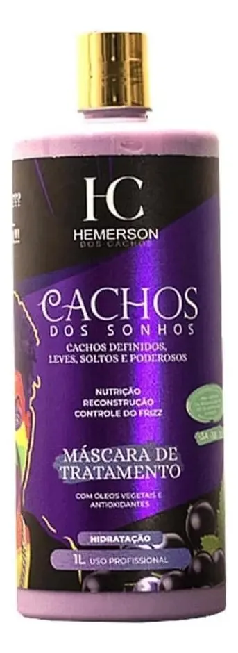 Hemerson Dos Cachos Cachos Dos Sonhos Máscara Tratamento 1l