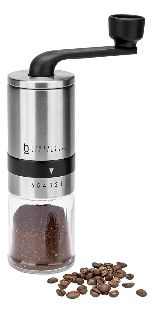 Moedor de Café Manual Biscuitt Perfectto Inox Cerâmica para Grãos