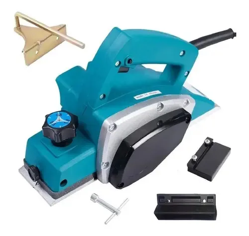 Plaina Elétrica 650w Pro 82mm Madeira Mdf Sg-8201 + Kit