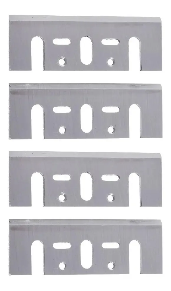 4 X Lâminas Facas 82mm Plaina Elétrica Makita Bosch Kaqi Hss