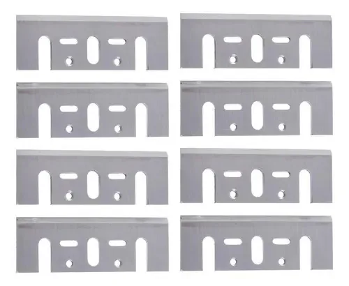 Lâminas Faca 82mm Corte Plaina Elétrica KaQi Pb-92 1900B HSS 8 Peças